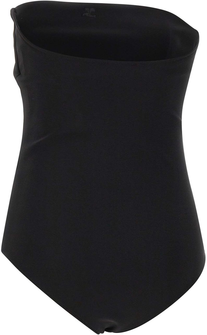 COURREGES Top Black Zwart