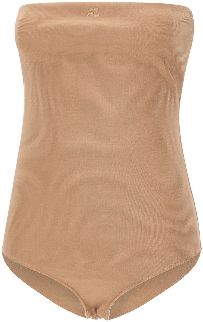 COURREGES Top Beige Beige