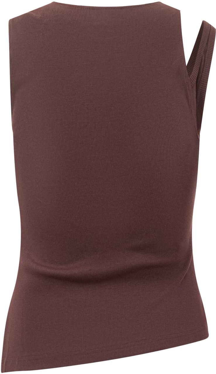 COURREGES Courrèges Top Asimmetrico in Maglia Rood