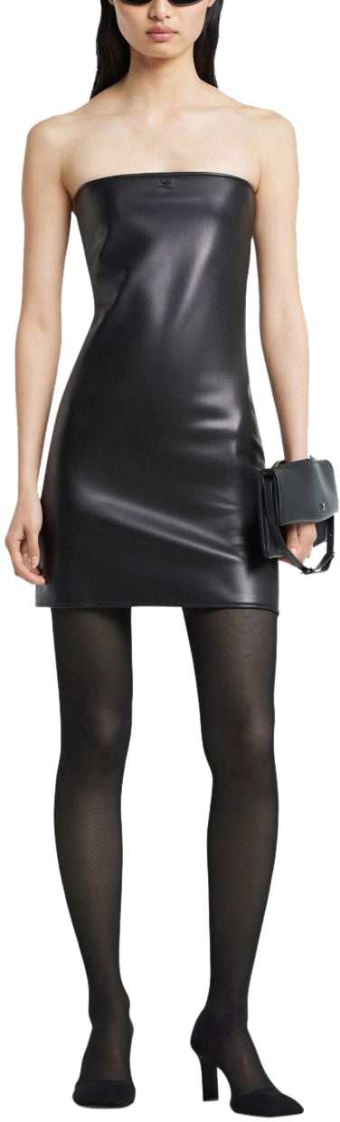 COURREGES Dresses Black Zwart