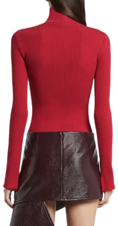 COURREGES Top Red Rood