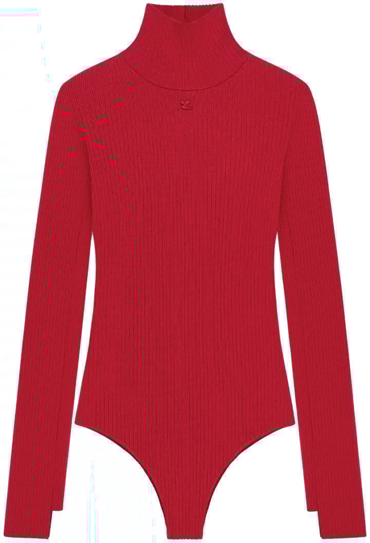 COURREGES Top Red Rood