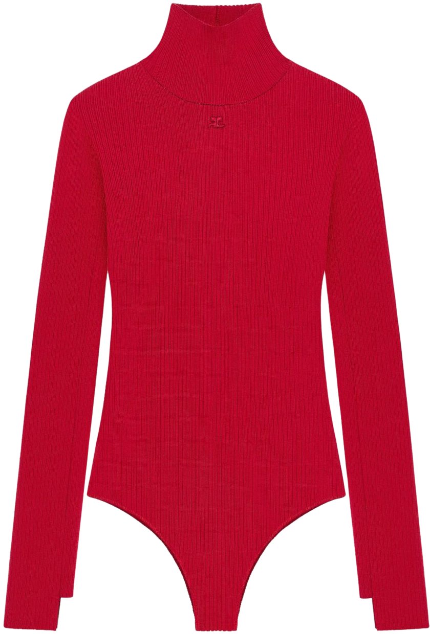 COURREGES Top Red Rood