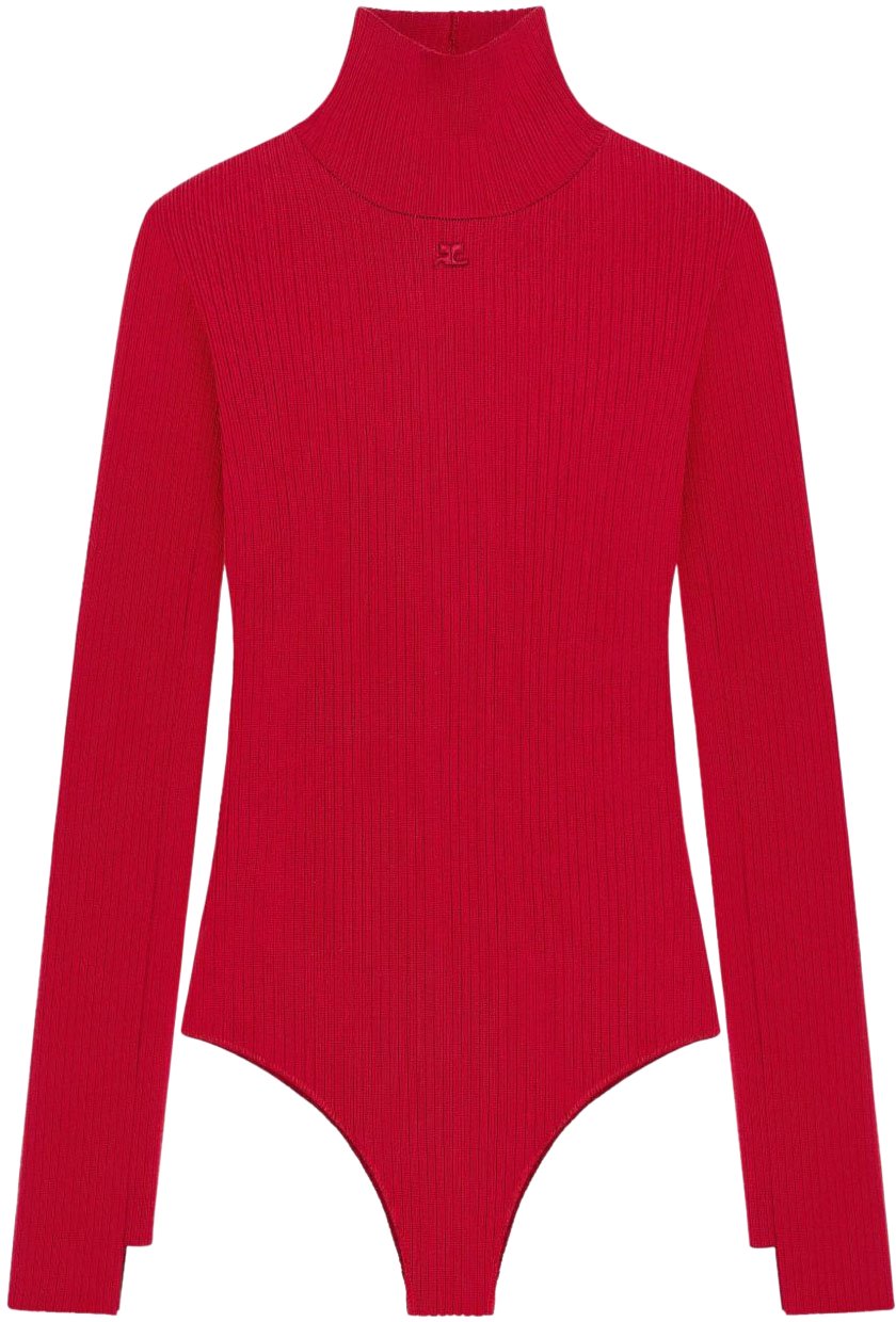 COURREGES Top Red Rood