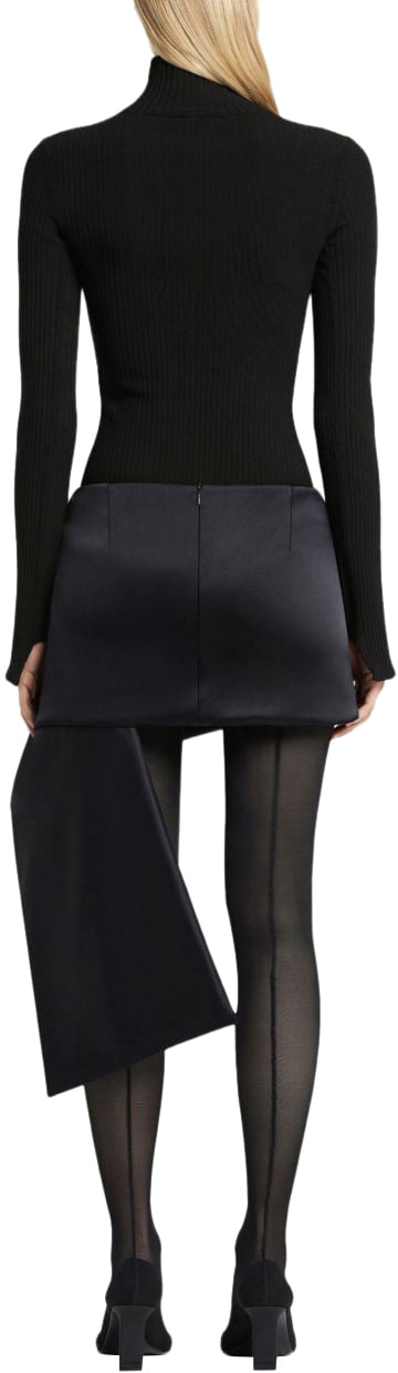 COURREGES Top Black Zwart