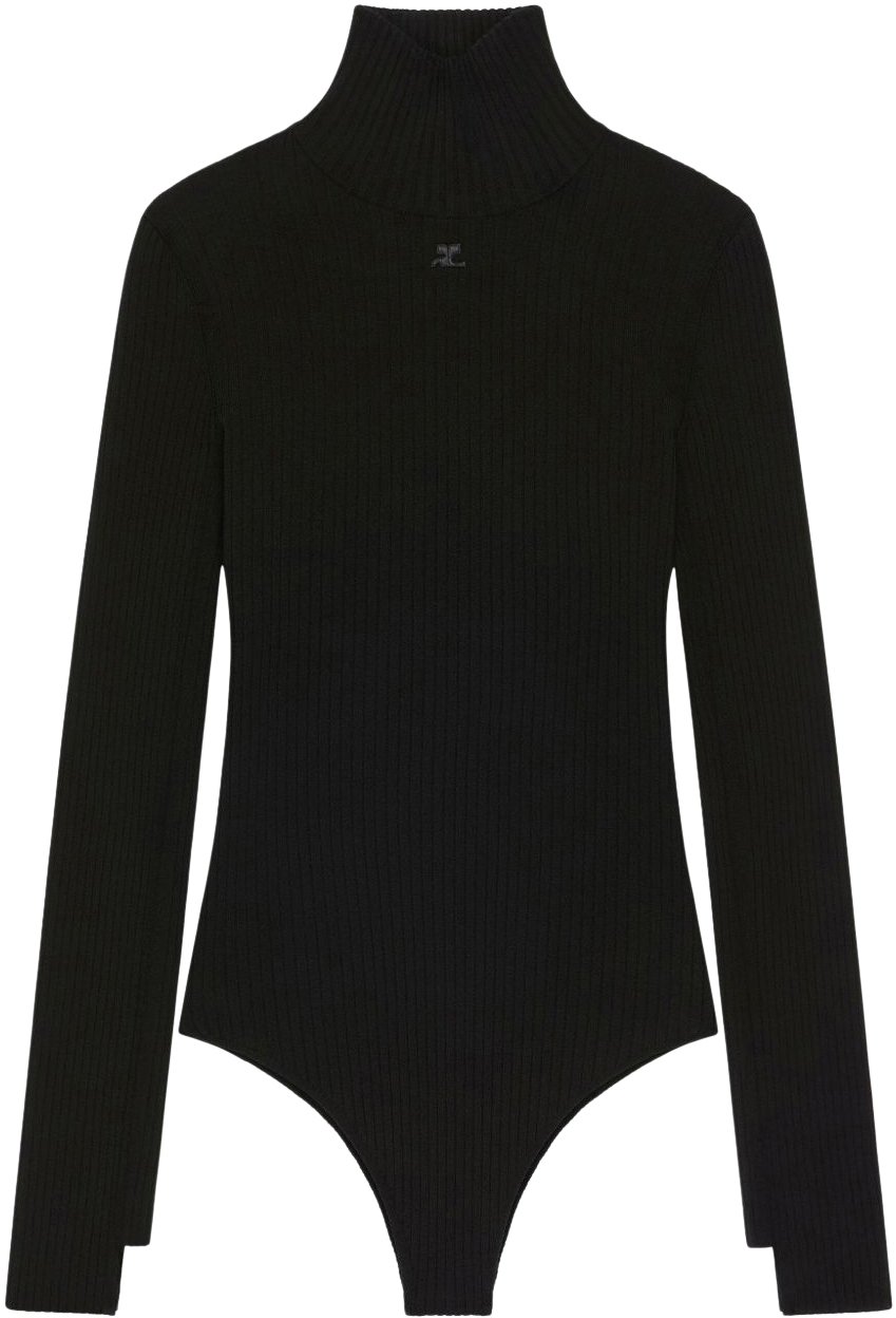 COURREGES Top Black Zwart