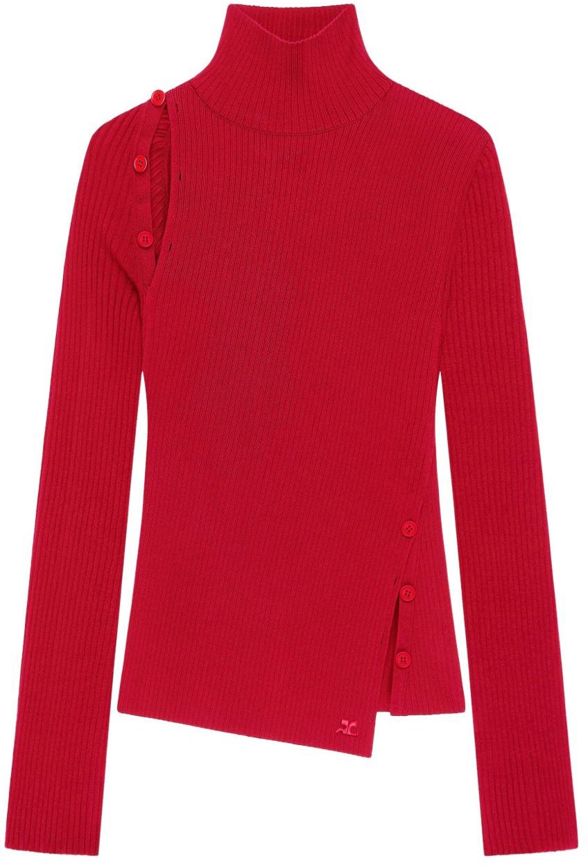 COURREGES Sweaters Red Rood