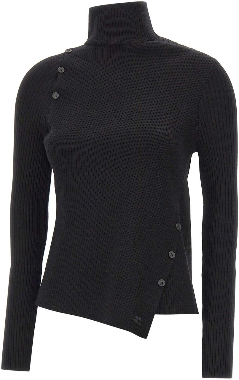 COURREGES Sweaters Black Zwart