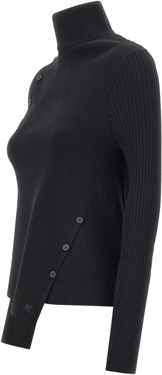 COURREGES Sweaters Black Zwart