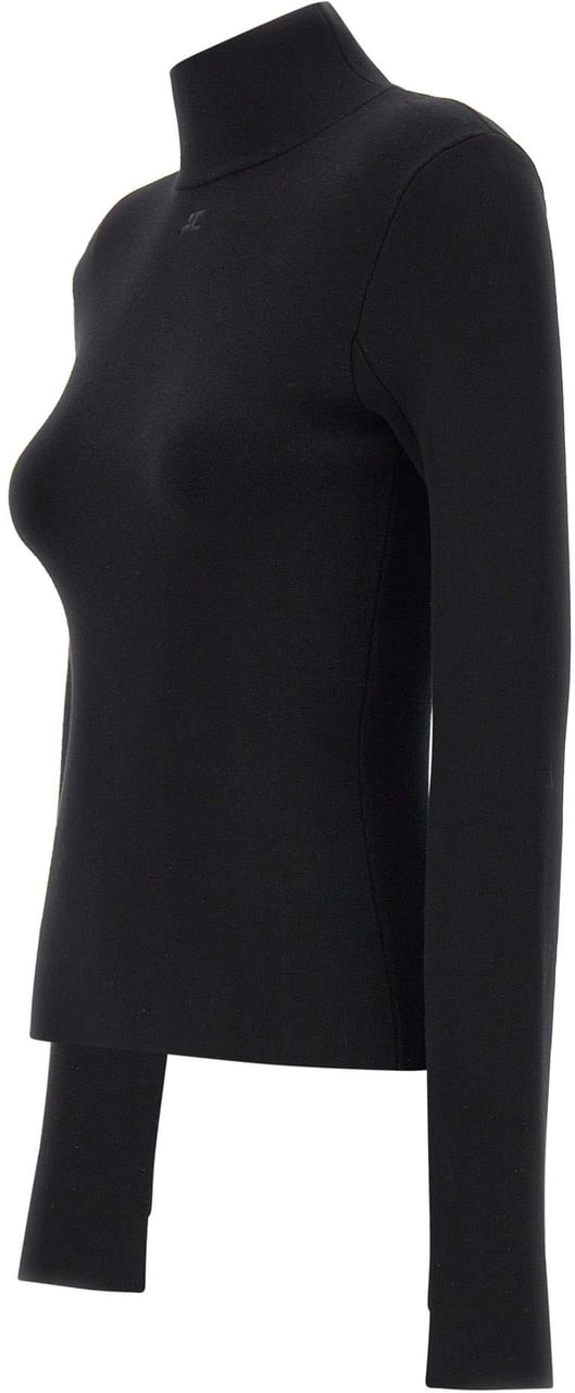 COURREGES Sweaters Black Zwart