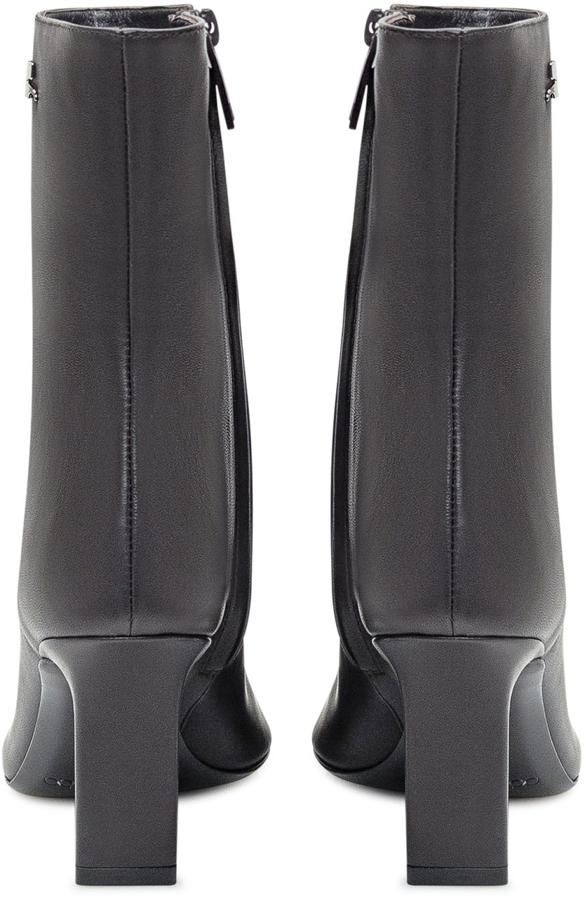 COURREGES Courrèges Stivaletti Square Toe 80 in Nappa Bruin