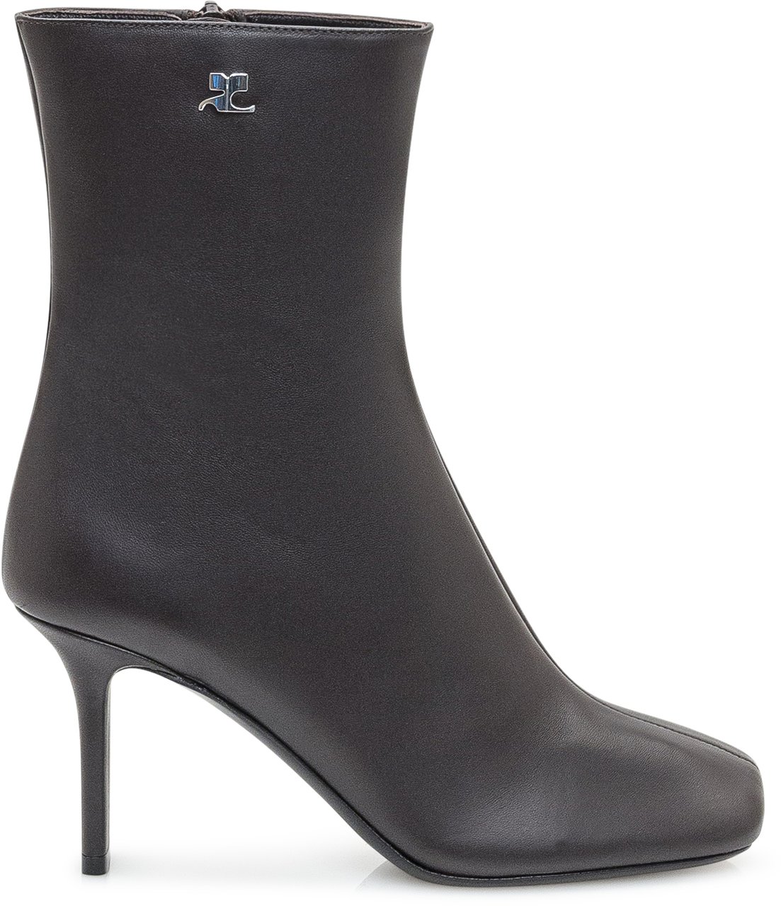 COURREGES Courrèges Stivaletti Square Toe 80 in Nappa Bruin