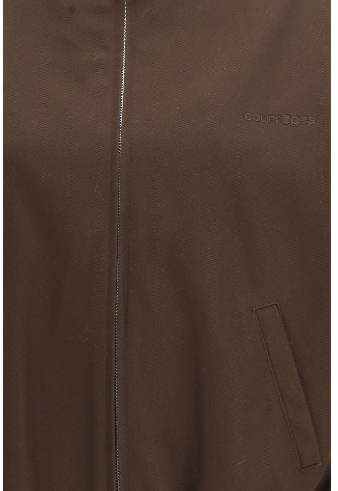 COURREGES Courrèges Brown Polyester Bomber Bruin