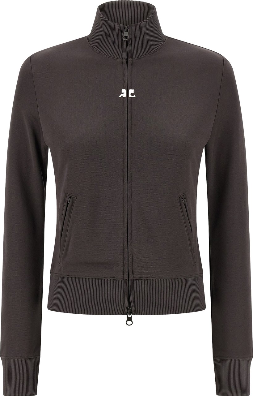 COURREGES Courrèges Gray Polyester Sweatshirt Grijs