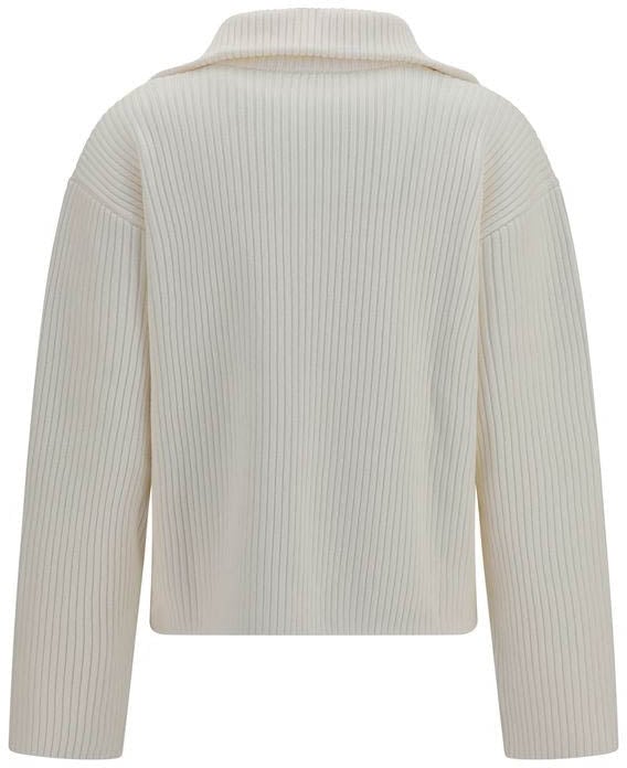COURREGES Courrèges White Wool Oves Aries Sweatshirt Wit