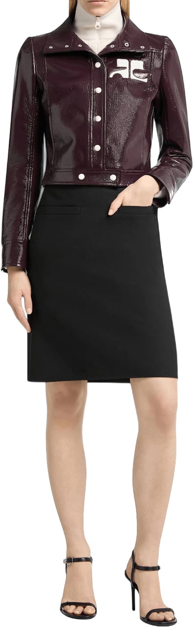COURREGES VINYL REEDITION JACKET Maroon