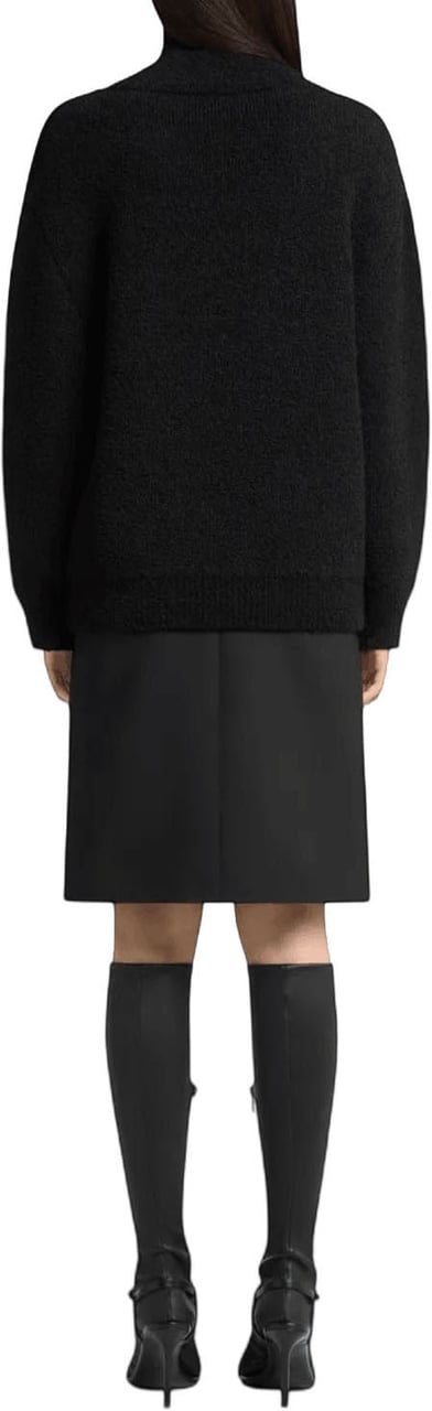 COURREGES BOUCLETTE TURTLENECK Zwart