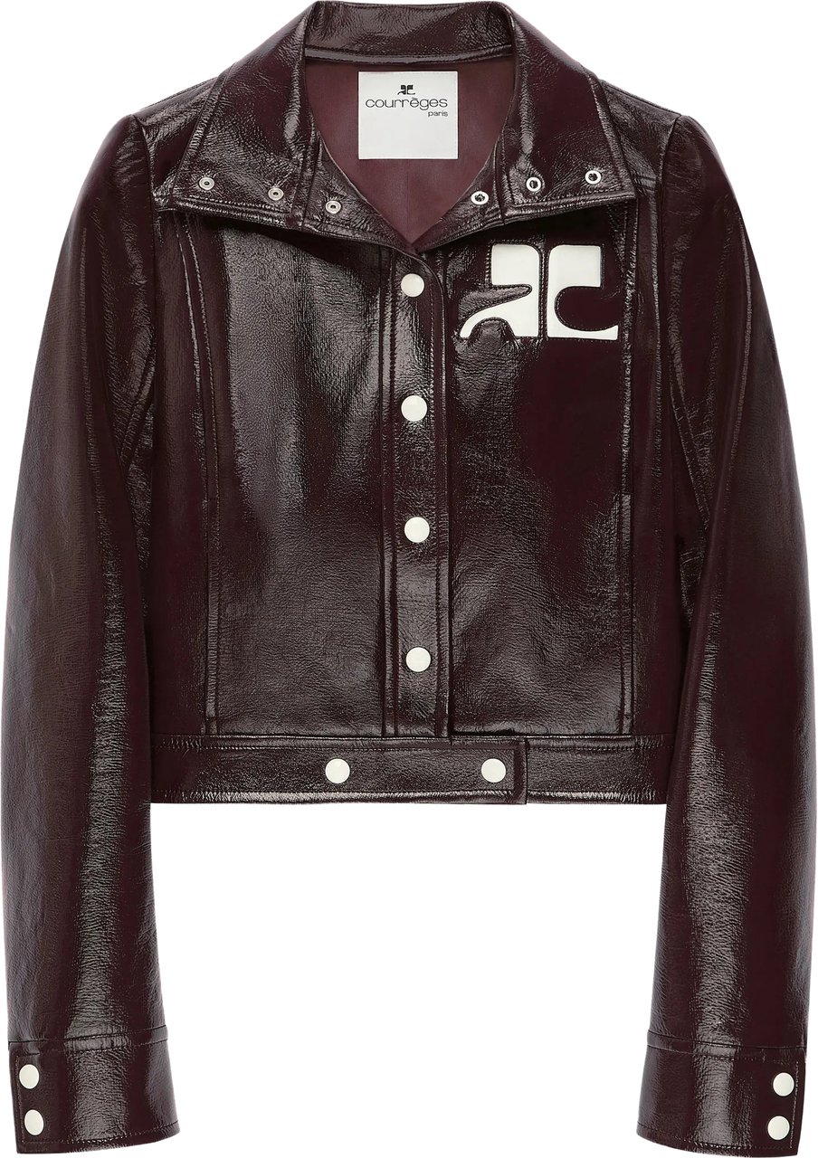 COURREGES Coats Bordeaux Maroon