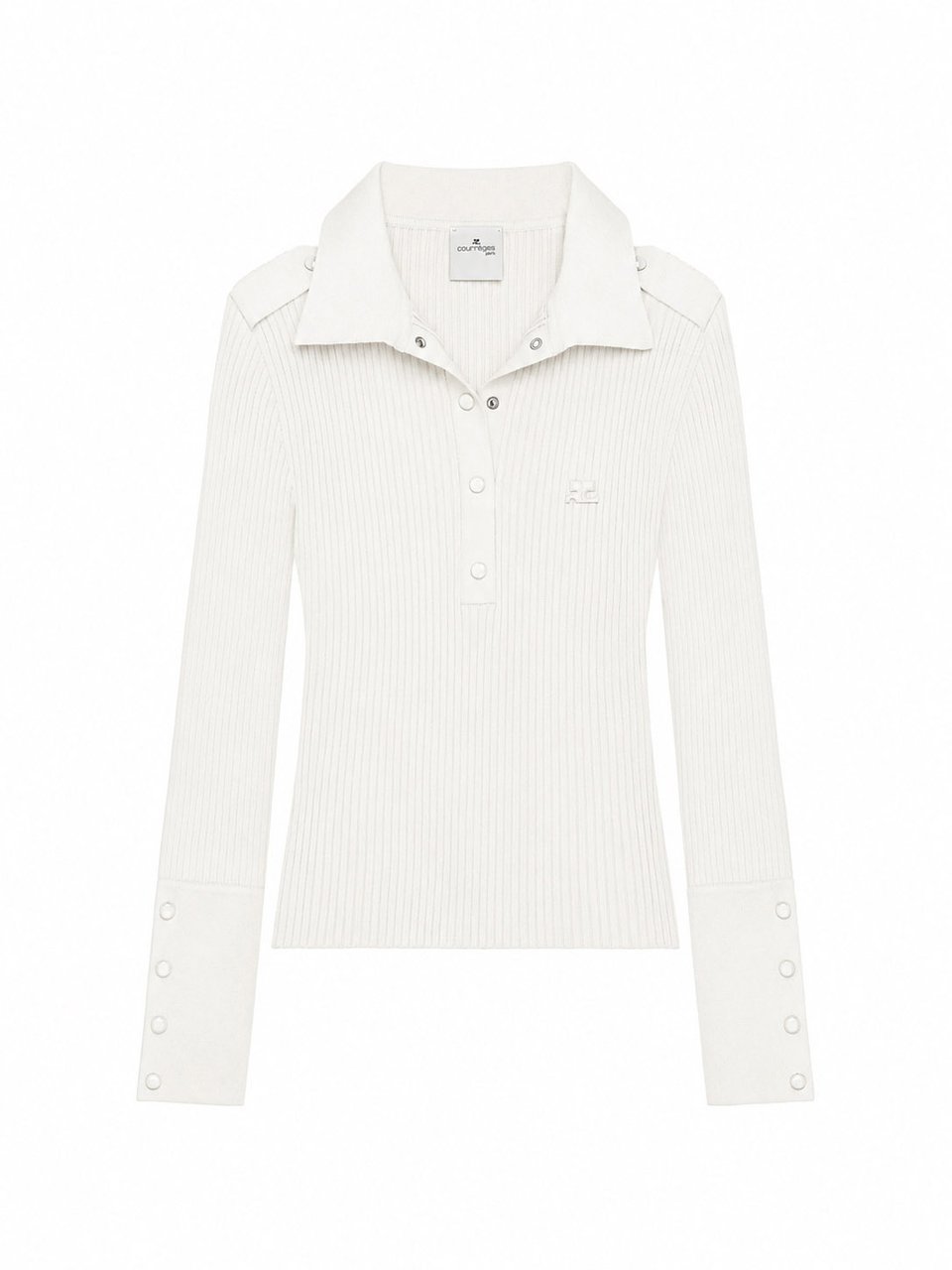 COURREGES Sweaters Bianco Wit