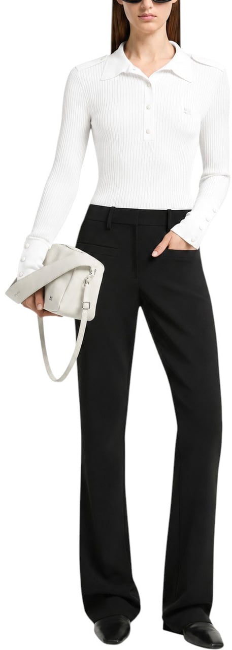 COURREGES Sweaters Bianco Wit