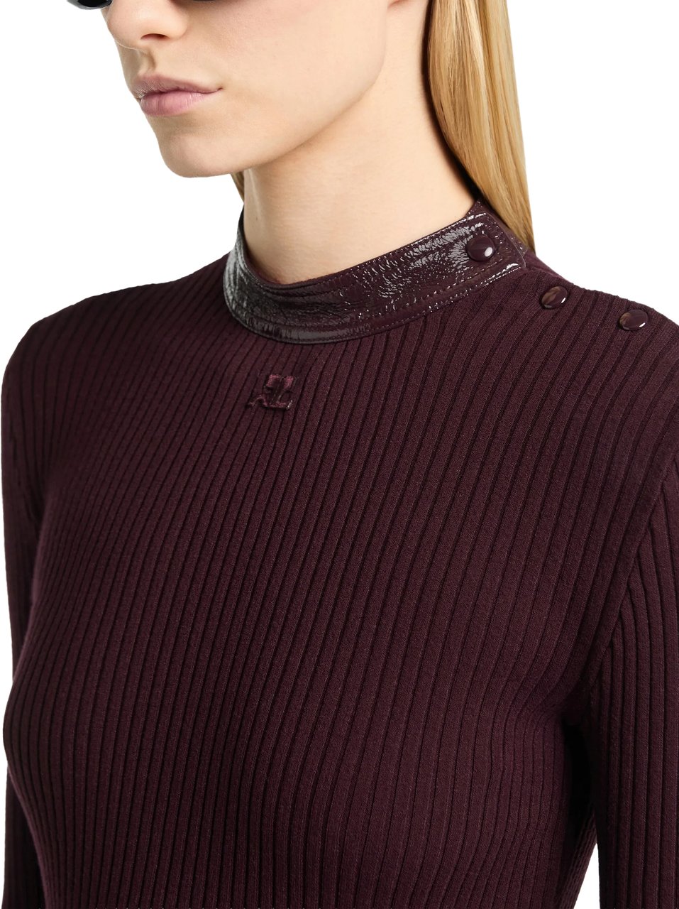 COURREGES Sweaters Bordeaux Maroon