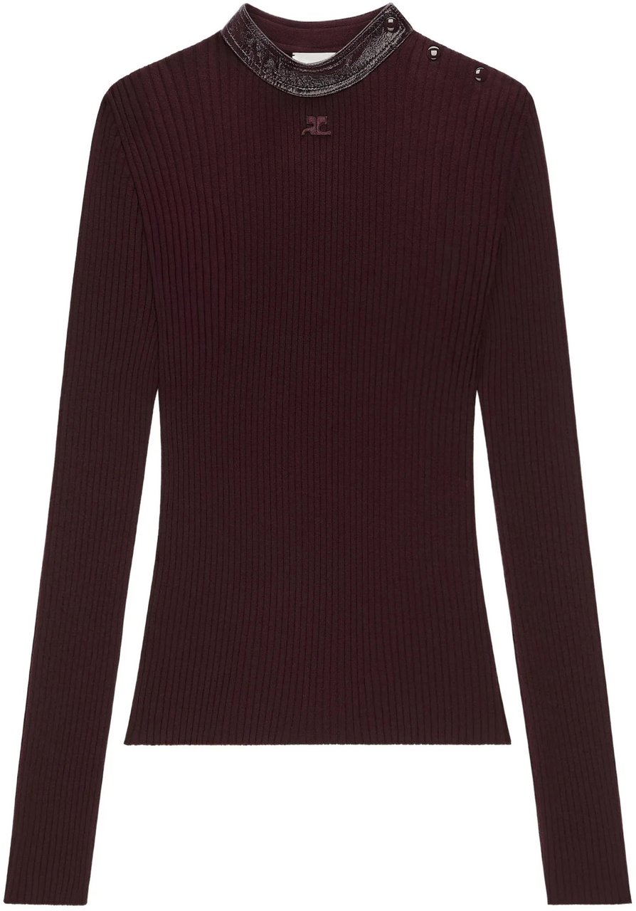 COURREGES Sweaters Bordeaux Maroon