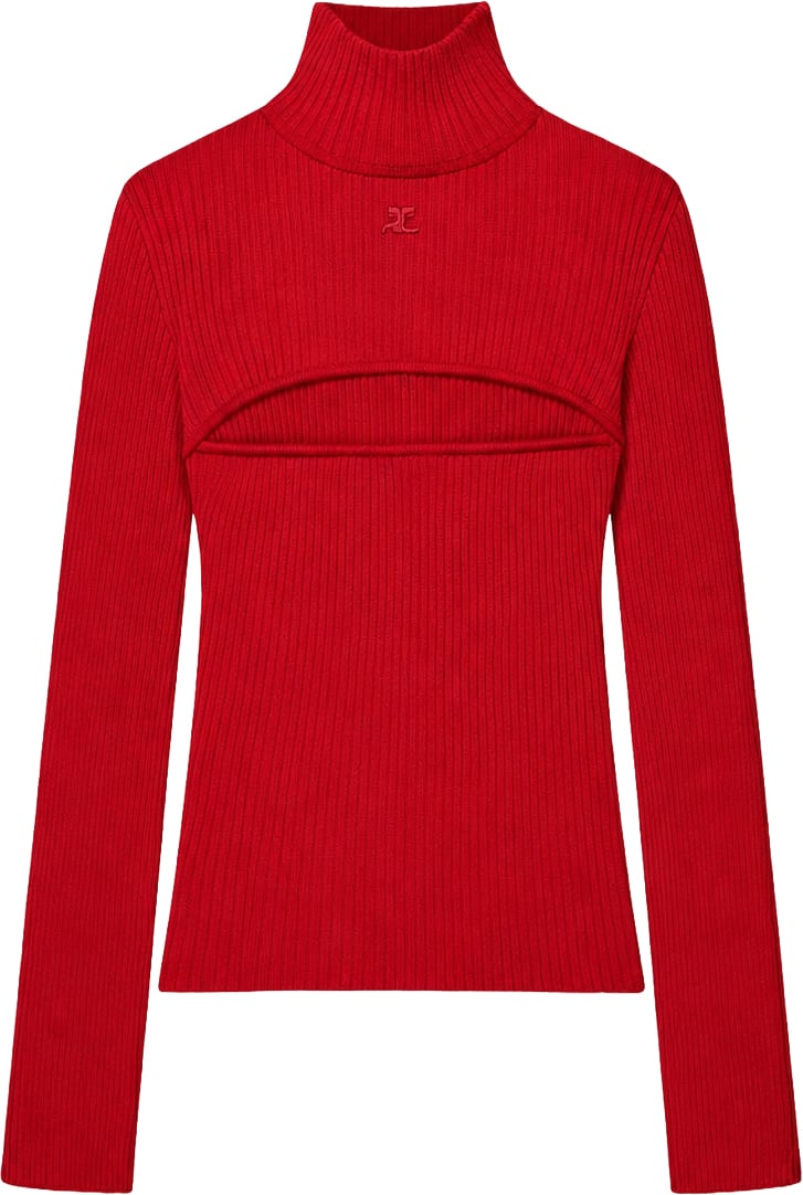 COURREGES Sweaters Rosso Rood