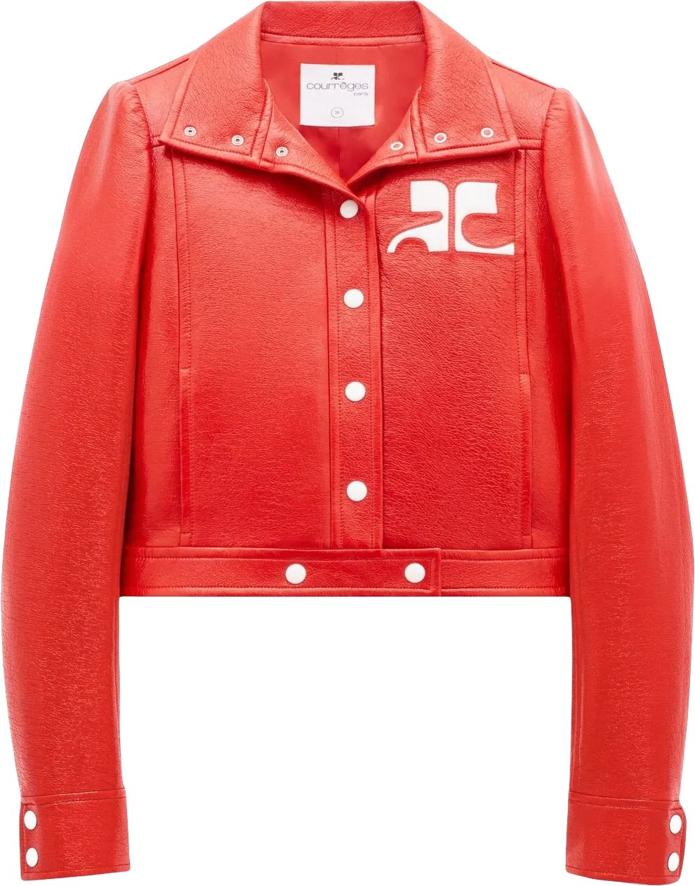 COURREGES Coats Rosso Rood