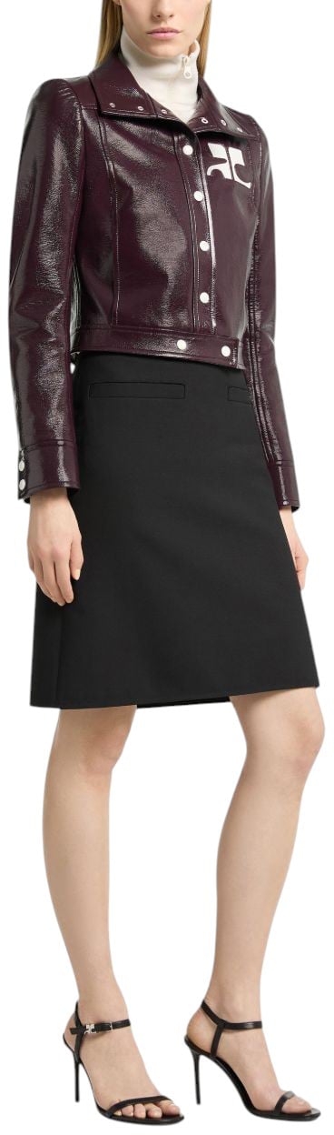 COURREGES Coats Vinaccia Maroon