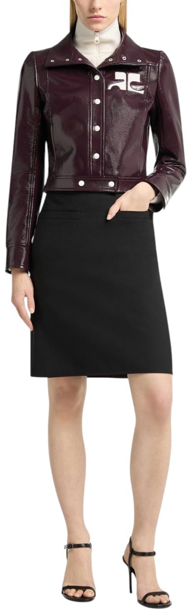COURREGES Coats Vinaccia Maroon