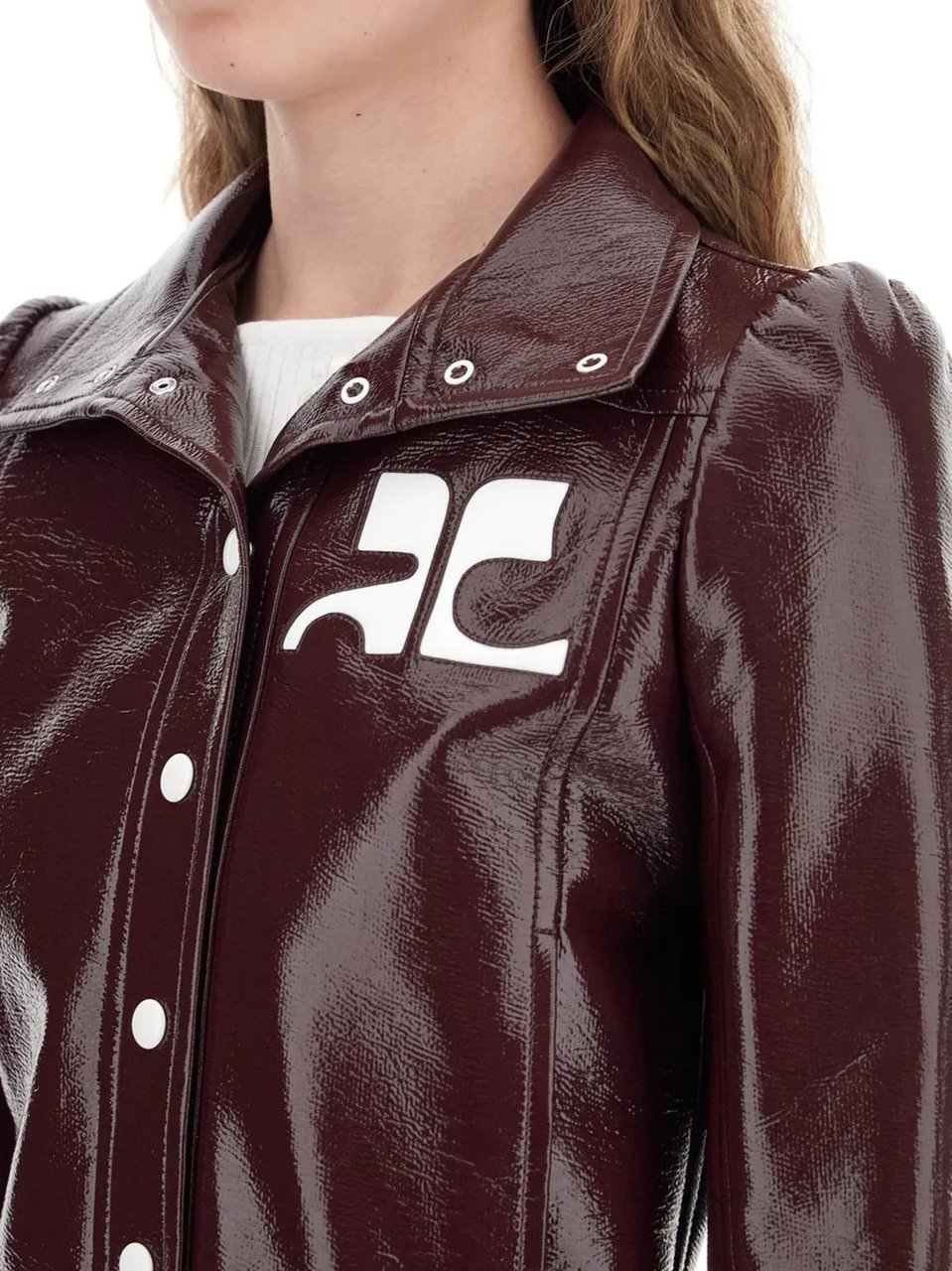 COURREGES Coats Vinaccia Maroon