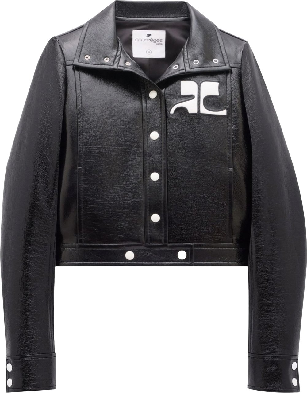 COURREGES Coats Nero Zwart