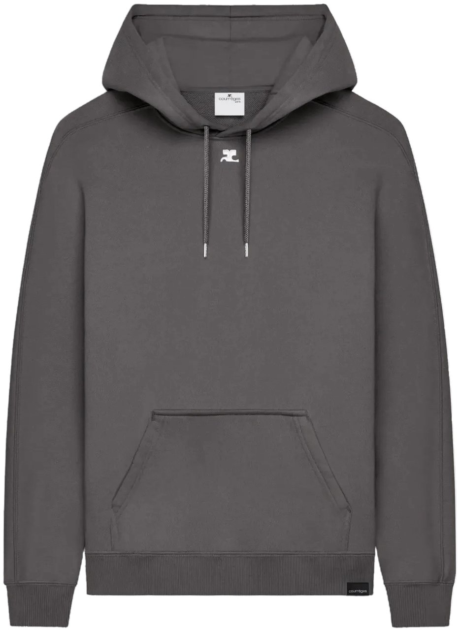 COURREGES HOODIE CARBON Donkergrijs