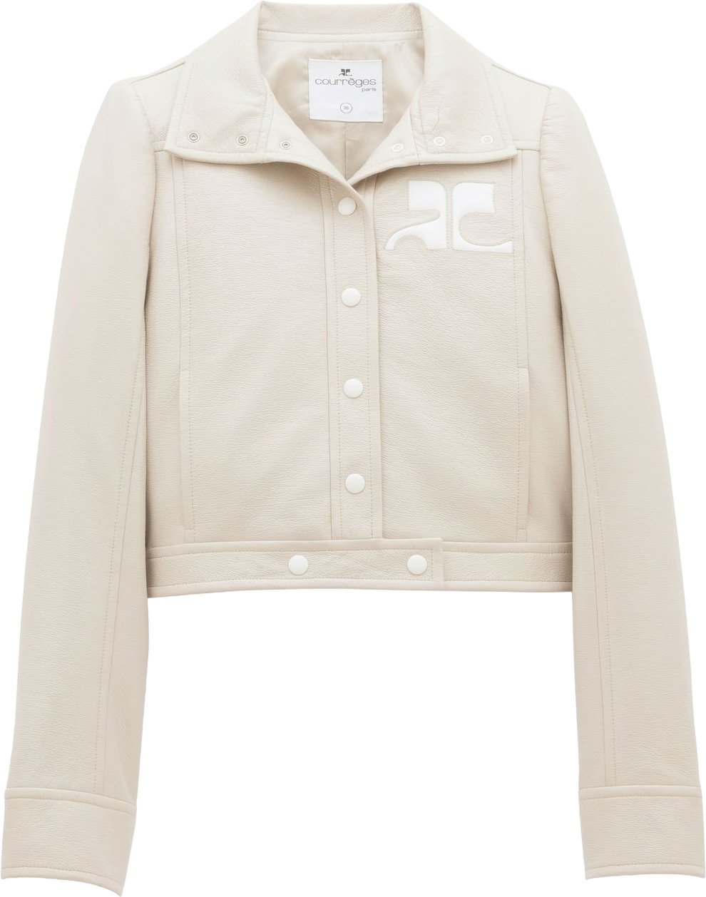 COURREGES Jackets Mastic Grey Wit