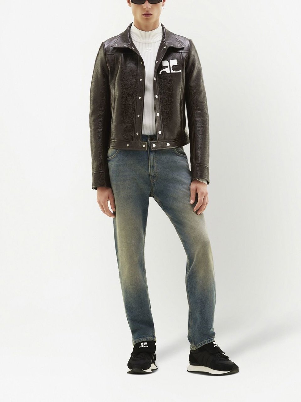 COURREGES Jackets Chocolate Zwart