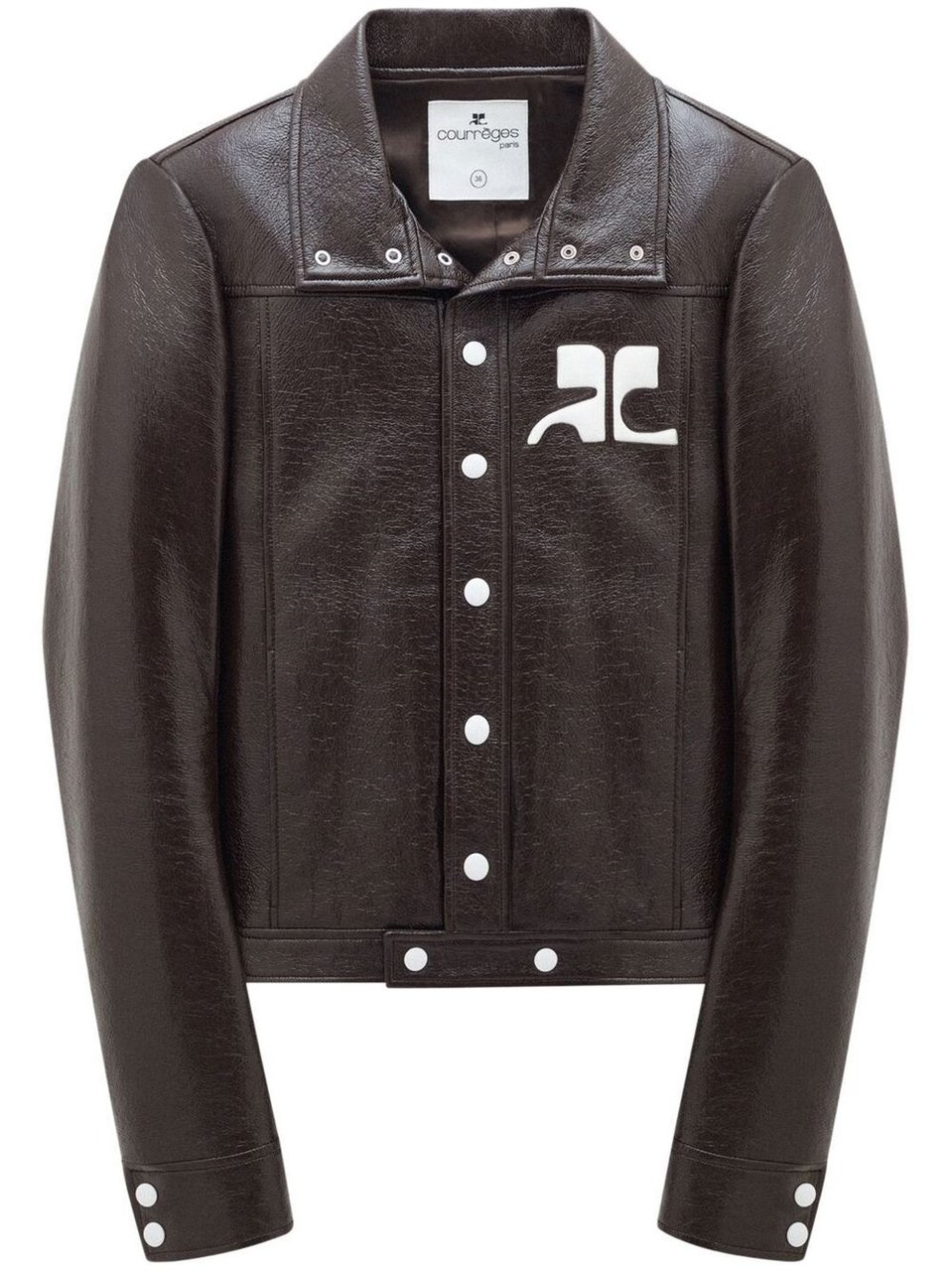 COURREGES Jackets Chocolate Zwart