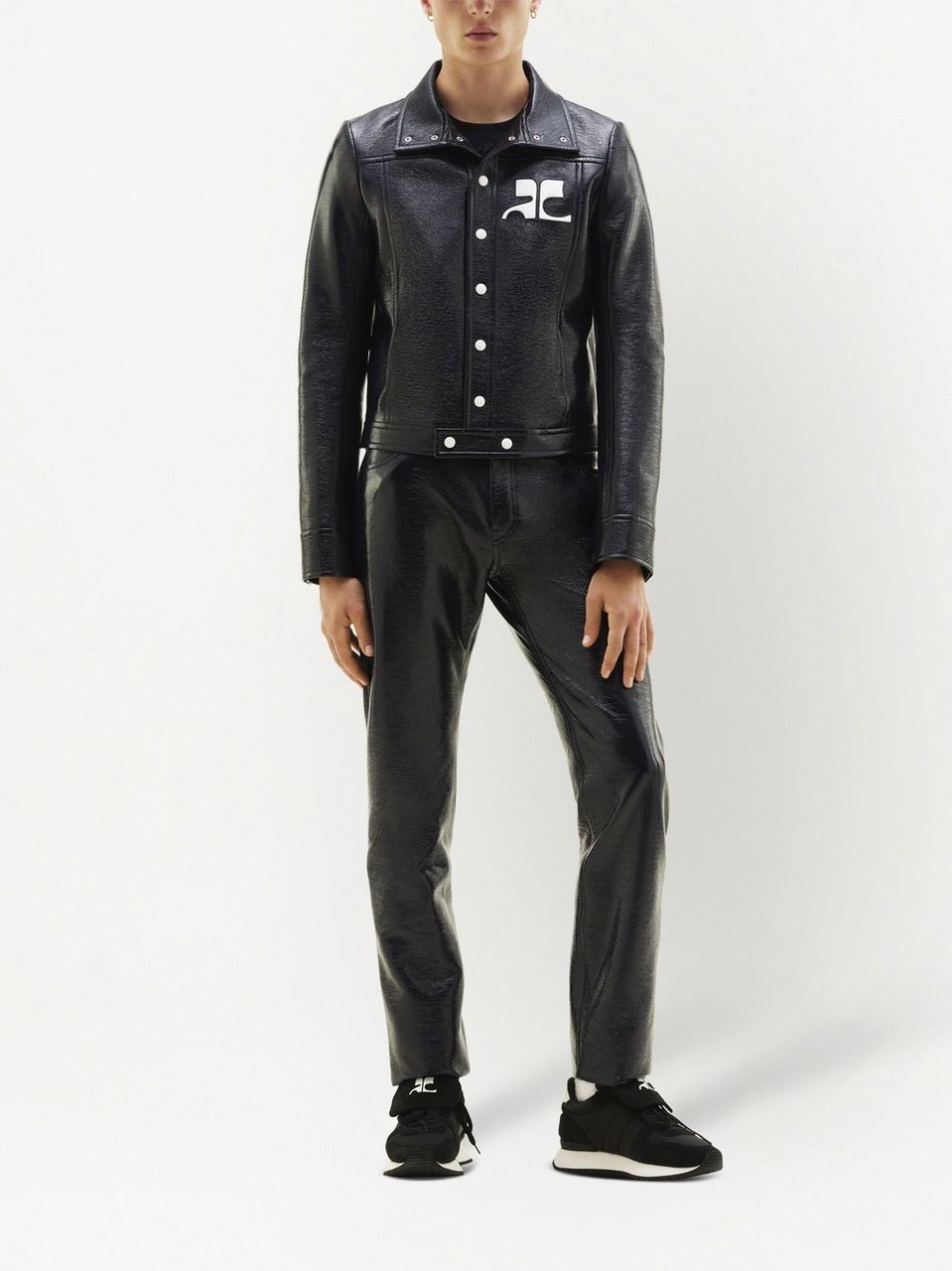 COURREGES Jackets Navy Zwart