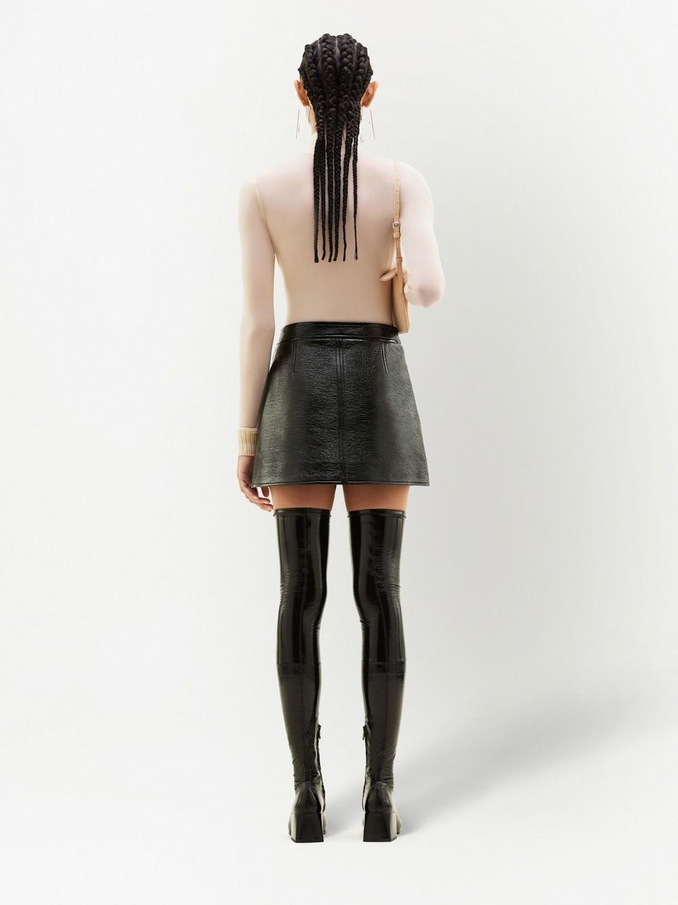 COURREGES A-line Mini Skirt Grijs