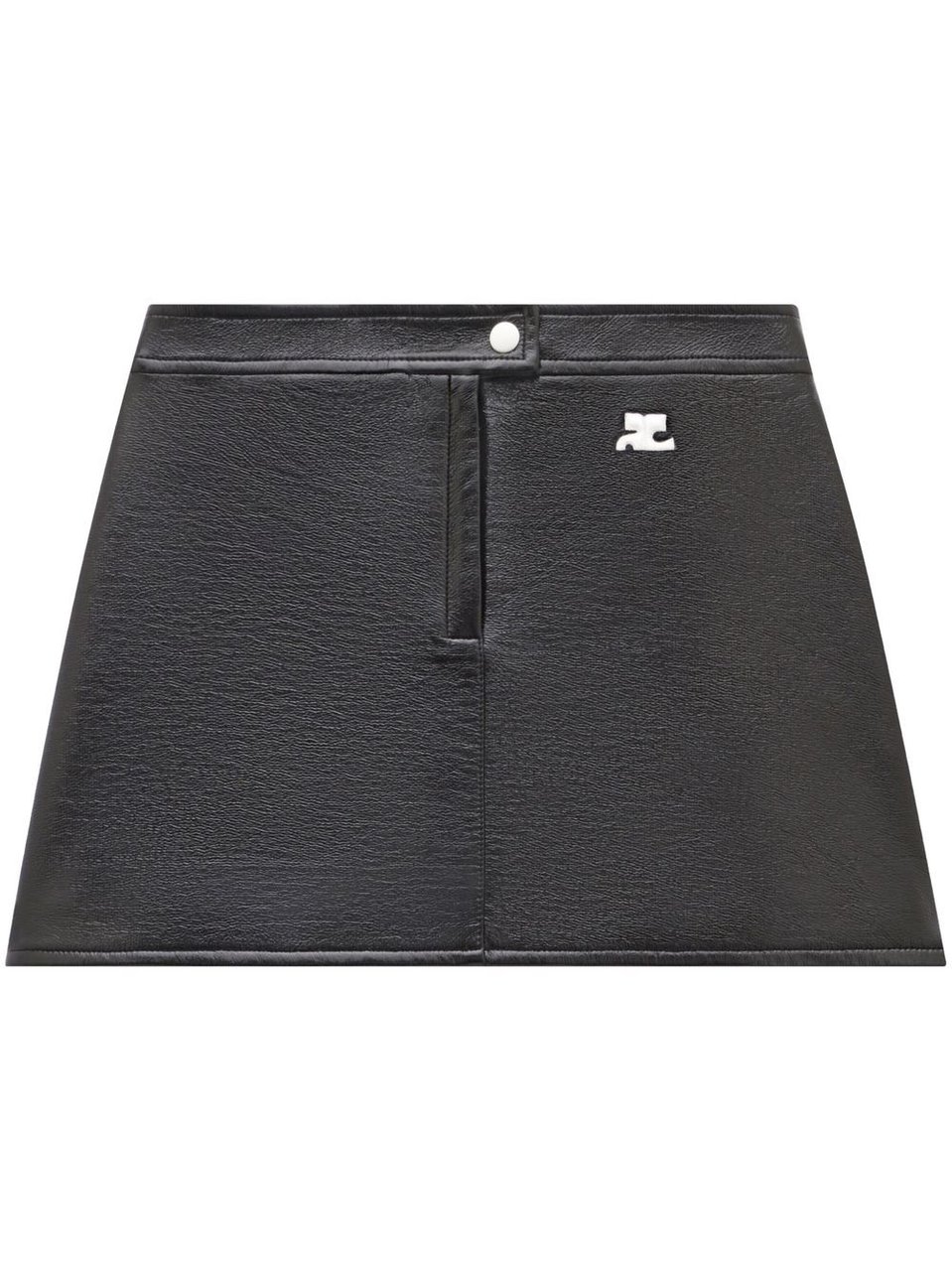 COURREGES A-line Mini Skirt Grijs