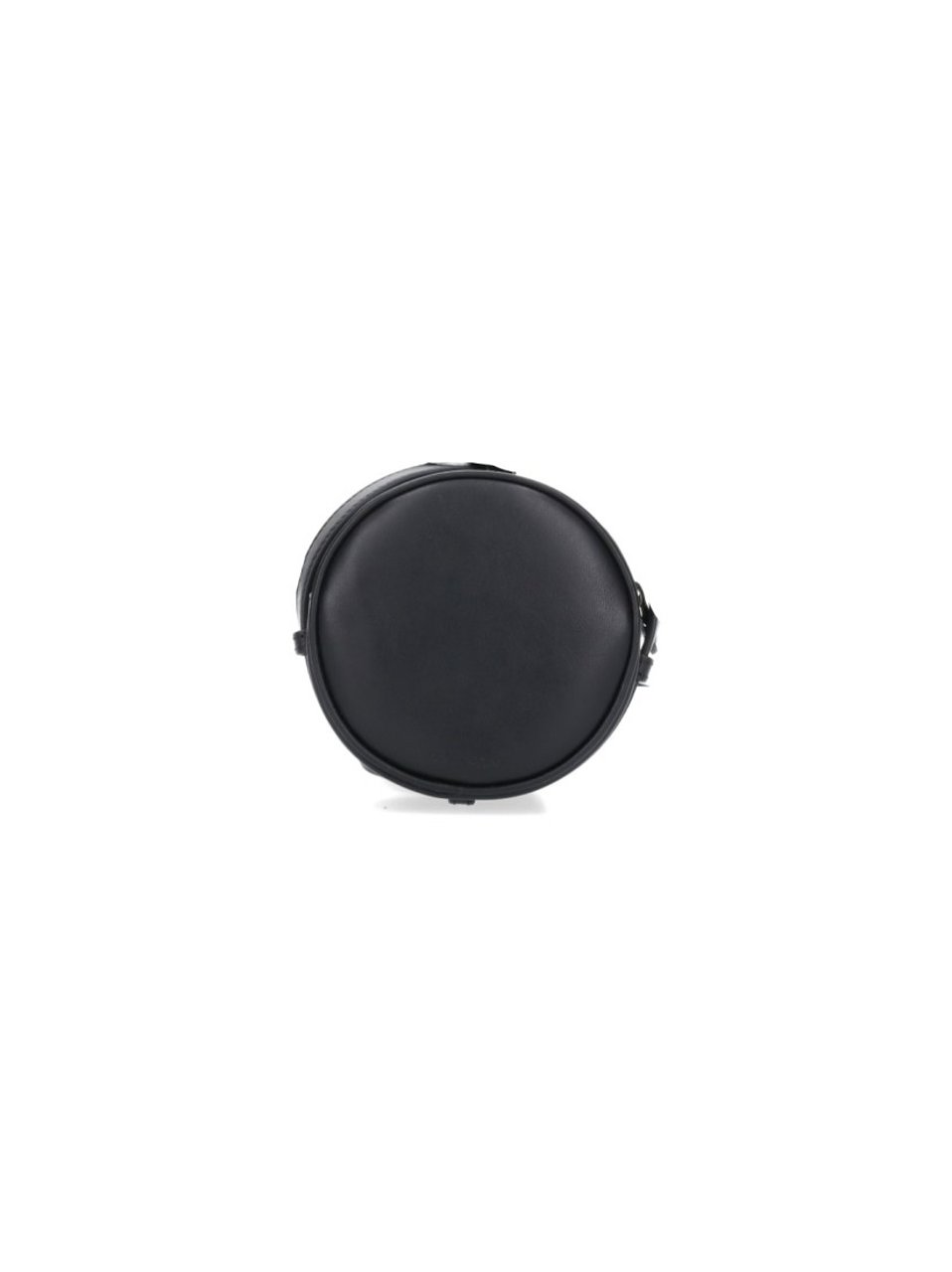 COURREGES Mini "Reedition Circle Bag" Crossbody – Black Zwart