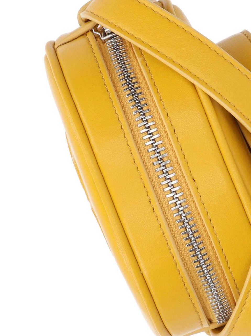 COURREGES "Reedition Circle" Mini Bag – Yellow Geel