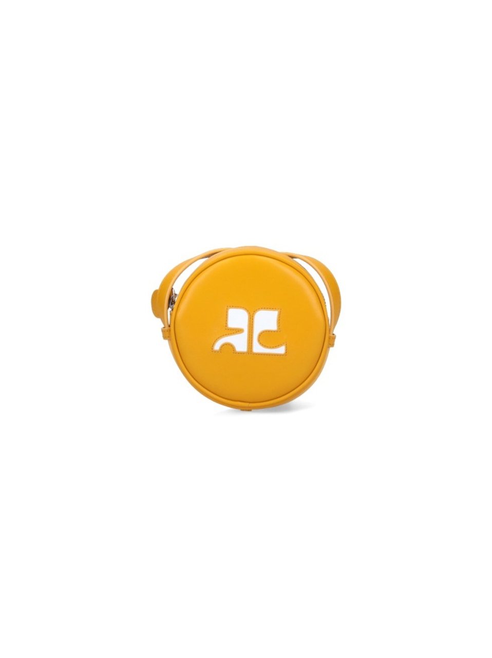 COURREGES "Reedition Circle" Mini Bag – Yellow Geel
