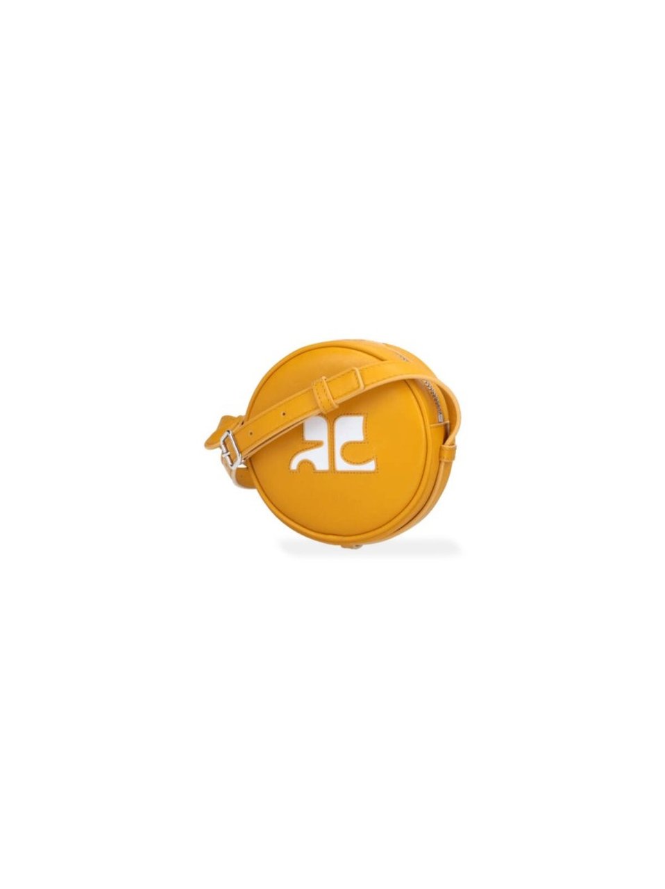 COURREGES "Reedition Circle" Mini Bag – Yellow Geel