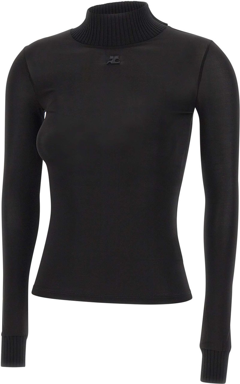 COURREGES Sweaters Black Zwart