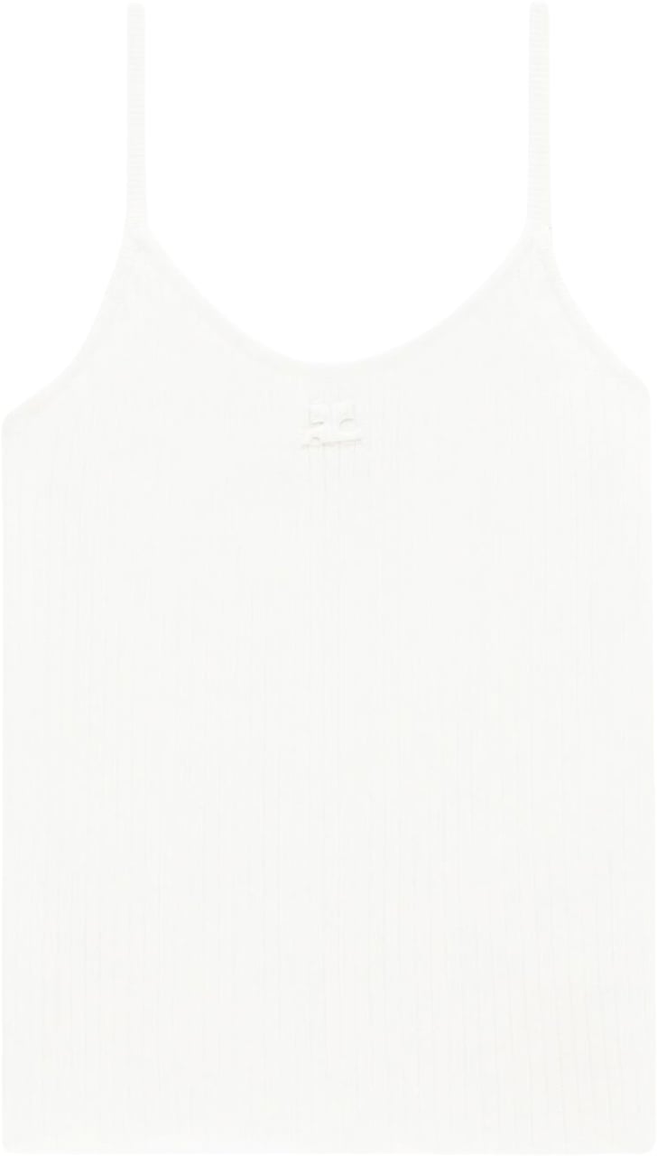 COURREGES Top Heritage White Wit