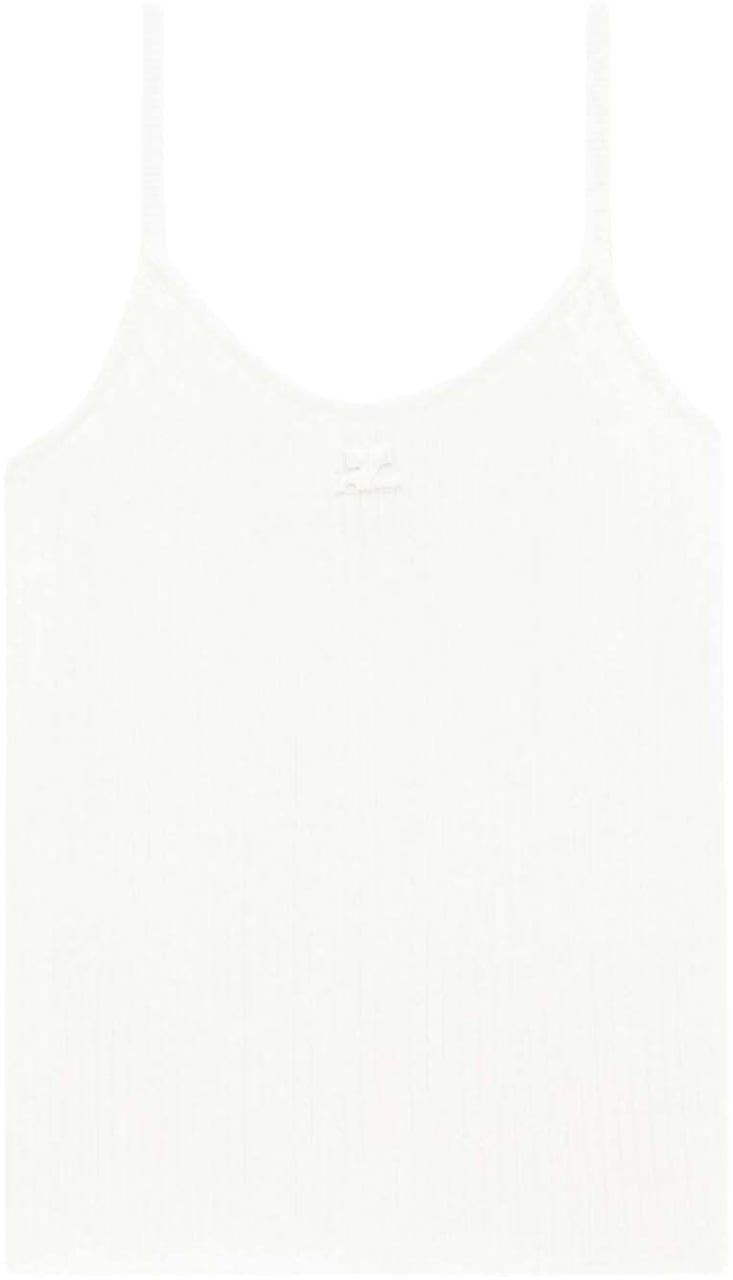 COURREGES Top Heritage White Wit