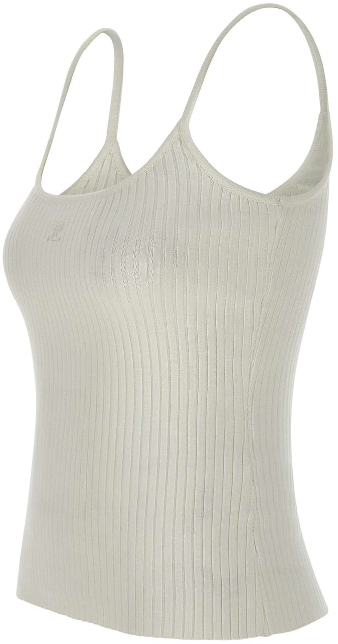 COURREGES Top White Wit