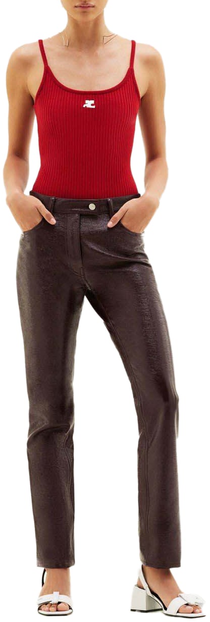 COURREGES Top Red Rood