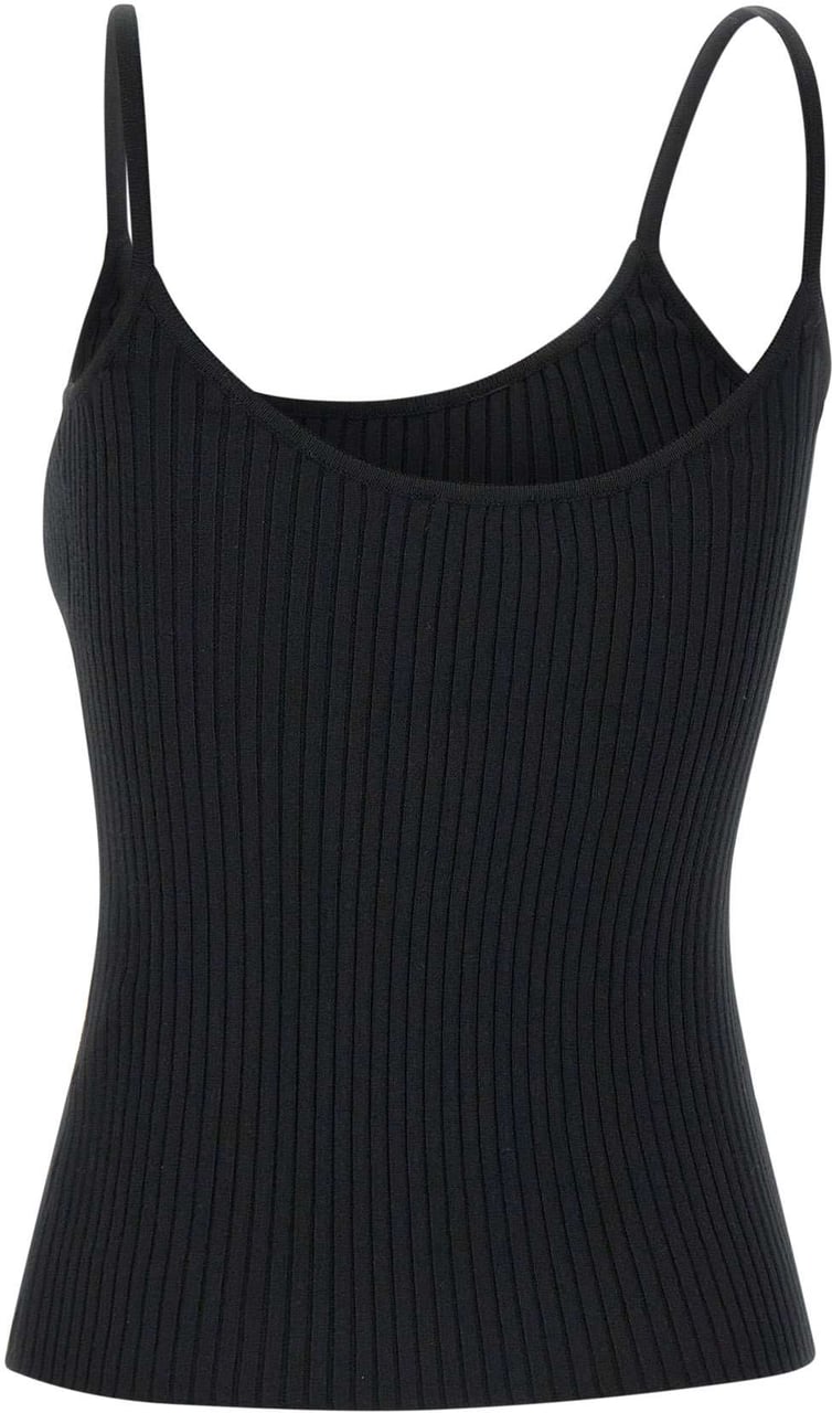 COURREGES Top Black Zwart