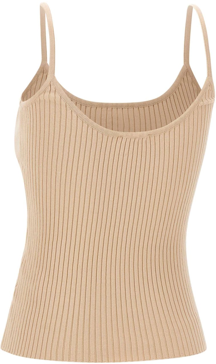 COURREGES Top Beige Beige